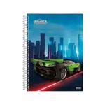 Caderno Universitário Espiral Capa Dura 15 Matérias 240 Folhas 200 x 275 mm Silver Tuning - São Domingos
