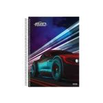 Caderno Universitário Espiral Capa Dura 15 Matérias 240 Folhas 200 x 275 mm Silver Tuning - São Domingos
