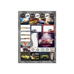 Caderno Universitário Espiral Capa Dura 10 Matérias 160 Folhas 200 x 275 mm Silver Tuning - Animativa