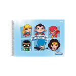 Caderno de Cartografia e Desenho Capa Dura 275 x 200 mm 60 Folhas DC Super Friends - São Domingos