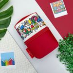 Caneta Hidrográfica Vai e Vem 50 cores (Canetinhas) Lavável  + Estojo Exclusivo - Faber-Castell