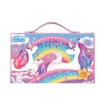 Maleta de Pintura com Alça Blink Unicórnios com 42 Peças - Tilibra