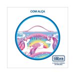 Maleta de Pintura com Alça Blink Unicórnios com 42 Peças - Tilibra