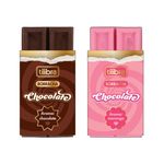 Borracha Colorida Aromatizada Chocolate e Morango - Tilibra