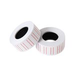 Etiqueta Adesiva 21 x 12 mm com Tarja e 600 Unidades - Importado