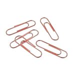 Clips Rosé Gold com Glitter 28 mm 120 Unidades - Tilibra