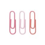 Clips Colorido Rosa Pastel com 120 Unidades - Tilibra