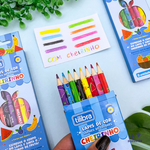 Lápis de Cor 8 Cores Aromatizado com Cheirinho de Frutas - Tilibra