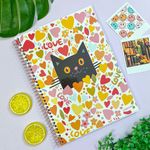 Caderno Kbom 1/4 Feminino com 96 Folhas - Animativa