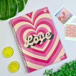 Caderno Kbom 1/4 Feminino com 96 Folhas - Animativa