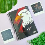 Caderno Universitário Espiral Kbom Masculino 1 Matéria 20 x 27,5 cm 96  Folhas - Animativa