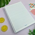 Caderno Universitário Espiral Kbom Masculino 10 Matérias 200 Folhas20 x 27,5 cm  -Animativa