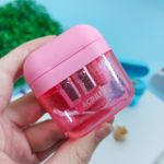 Apontador com Depósito Glitter com 2 Furos (Azul, Lilás e Rosa) - Acrilex