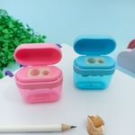 Apontador com Depósito Glitter com 2 Furos (Azul, Lilás e Rosa) - Acrilex