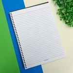 Caderno Universitário 1 Matéria Capa Preta 70 Folhas Kbom Black 20 x 27,5 cm - Animativa