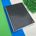 Caderno Universitário 20 Matérias Capa Preta 280 Folhas Kbom Black 20 x 27,5 cm - Animativa