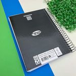 Caderno Universitário 20 Matérias Capa Preta 280 Folhas Kbom Black 20 x 27,5 cm - Animativa