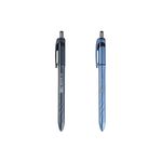 Caneta Esferográfica 0.7mm Retrátil Tech Azul e Preta - Tilibra