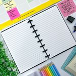 Caderno de Disco A5 14 x 21,5 cm com 80 Folhas - Importado