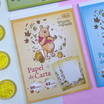 Bloco de Carta Pooh 50 Folhas Pautado 63g/m² 17,7 cm x 24,0 cm - Tilibra