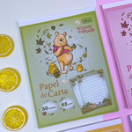 Bloco de Carta Pooh 50 Folhas Pautado 63g/m² 17,7 cm x 24,0 cm - Tilibra