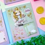 Bloco de Carta Jolie 50 Folhas Pautado 63g/m² 17,7 cm x 24,0 cm - Tilibra