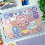 Caderno de Cartografia e Desenho Happy 80 folhas - Tilibra