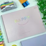 Caderno de Cartografia e Desenho Happy 80 folhas - Tilibra
