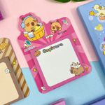 Bloco Adesivo Colorido Capivara 7,5 x 7,5 cm 50 Folhas - Importado