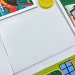 Caderno de Desenho e Cartografia Brochura Capa Flexível 14 x 20,2 cm 40 Folhas - Panamericana