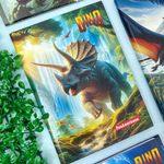 Caderno Brochura 1/4  Pautado Dino 96 Folhas - Panamericana