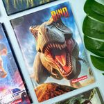 Caderno Brochura 1/4  Pautado Dino 96 Folhas - Panamericana