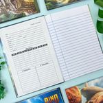 Caderno Brochura 1/4  Pautado Dino 96 Folhas - Panamericana