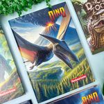 Caderno Brochura 1/4  Pautado Dino 96 Folhas - Panamericana