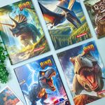 Caderno Brochura 1/4  Pautado Dino 96 Folhas - Panamericana