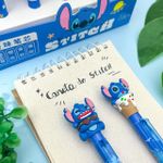 Caneta Esferográfica Retrátil Ponta Fina 0.5mm Stitch - Importado