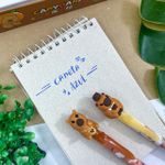 Caneta Esferográfica Retrátil Ponta Fina 0.5mm Capivara - Importado