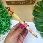 Caneta Esferográfica Retrátil Ponta Fina 0.5mm Capivara - Importado