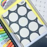 Caderno Espiral Capa Dura Universitário 1 Matéria West Village 20 x 27,5 cm 80 Folhas - Tilibra