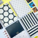 Caderno Espiral Capa Dura Universitário 1 Matéria West Village 20 x 27,5 cm 80 Folhas - Tilibra