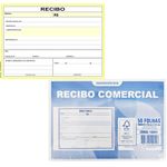Recibo Comercial Comprovante 50 Folhas sem Canhoto Grande 21 x 14,7 cm - Animativa