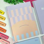Caderno Universitário Capa Dura Happy 1 Matéria com 80 Folhas 20 x 27,5 cm - Tilibra