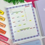 Caderno Universitário Capa Dura Happy 1 Matéria com 80 Folhas 20 x 27,5 cm - Tilibra
