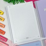 Caderno Universitário Capa Dura Happy 1 Matéria com 80 Folhas 20 x 27,5 cm - Tilibra