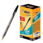 Caneta Esferográfica Ponta Grossa 1.6 mm Cristal Preta Caixa com 25 Unidades - Bic