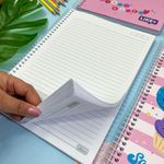 Caderno Universitário Espiral Capa Dura Like  1 Matéria 20,0 x 27,5 cm 96 Folhas - Tilibra
