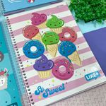 Caderno Universitário Espiral Capa Dura Like  1 Matéria 20,0 x 27,5 cm 96 Folhas - Tilibra