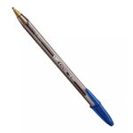 Caneta Esferográfica Ponta Grossa 1.6 mm Cristal Azul Caixa com 25 Unidades - Bic