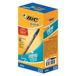 Caneta Esferográfica Ponta Grossa 1.6 mm Cristal Azul Caixa com 25 Unidades - Bic
