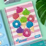 Caderno Universitário Espiral Capa Dura Like  10 Matérias 20,0 x 27,5 cm 200 Folhas - Tilibra